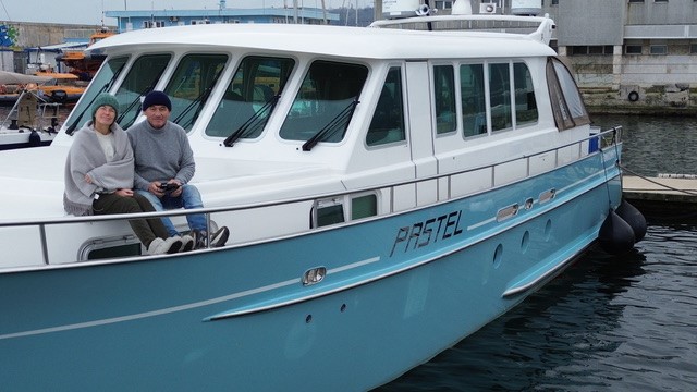 René Kock and Antoinette van Lier - motor yacht Pastel